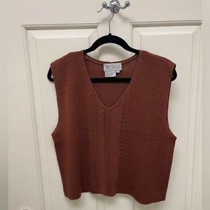 Worth Collection Knit Vest